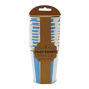 Toot Sweet Blue Party Cups