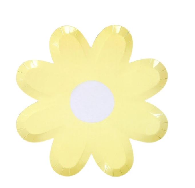 Pastel Daisy Large Plates