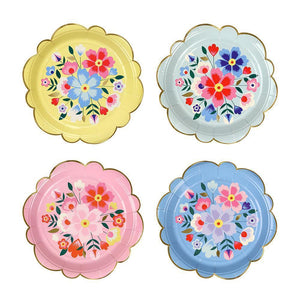 Bright Floral Small Plates