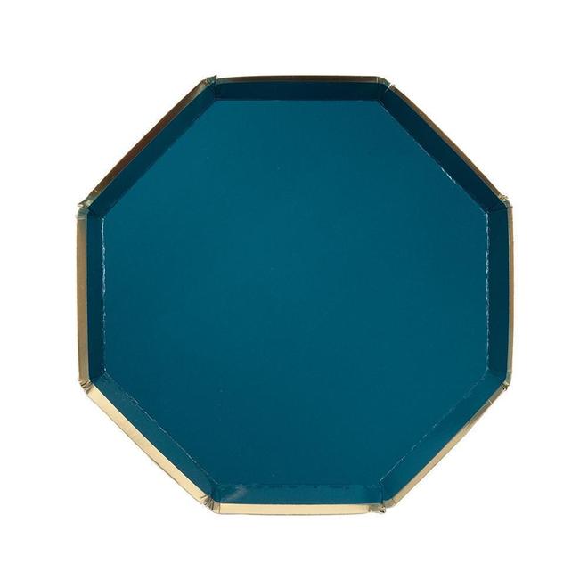 Dark Teal Side Plates (set of 8)