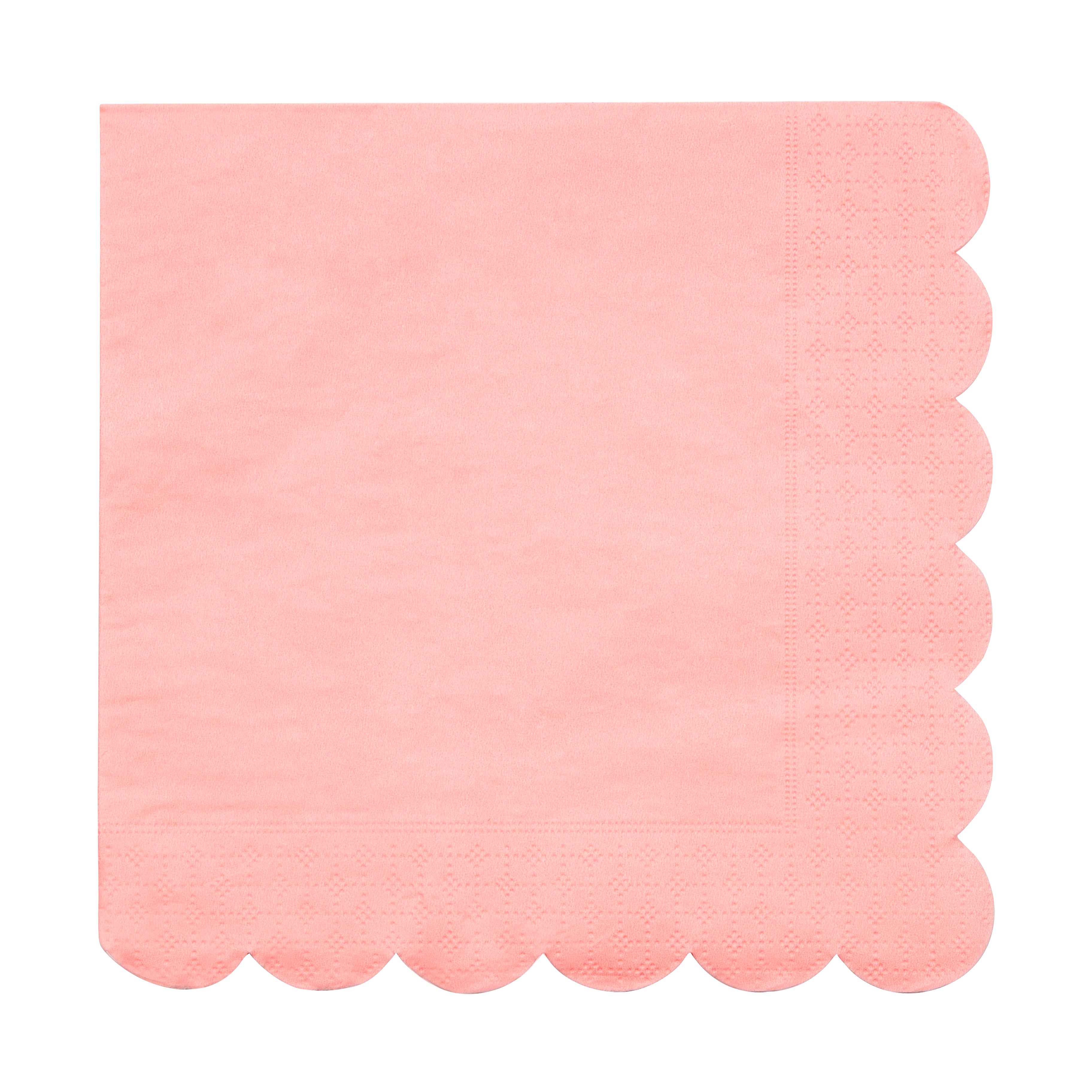 Neon Coral Large Napkins