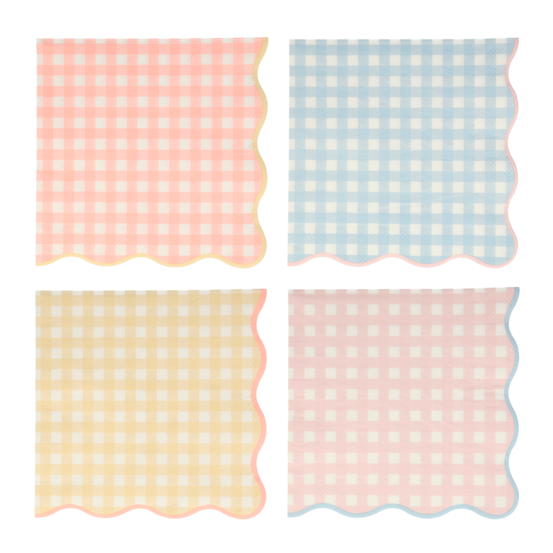 Gingham Large Napkins