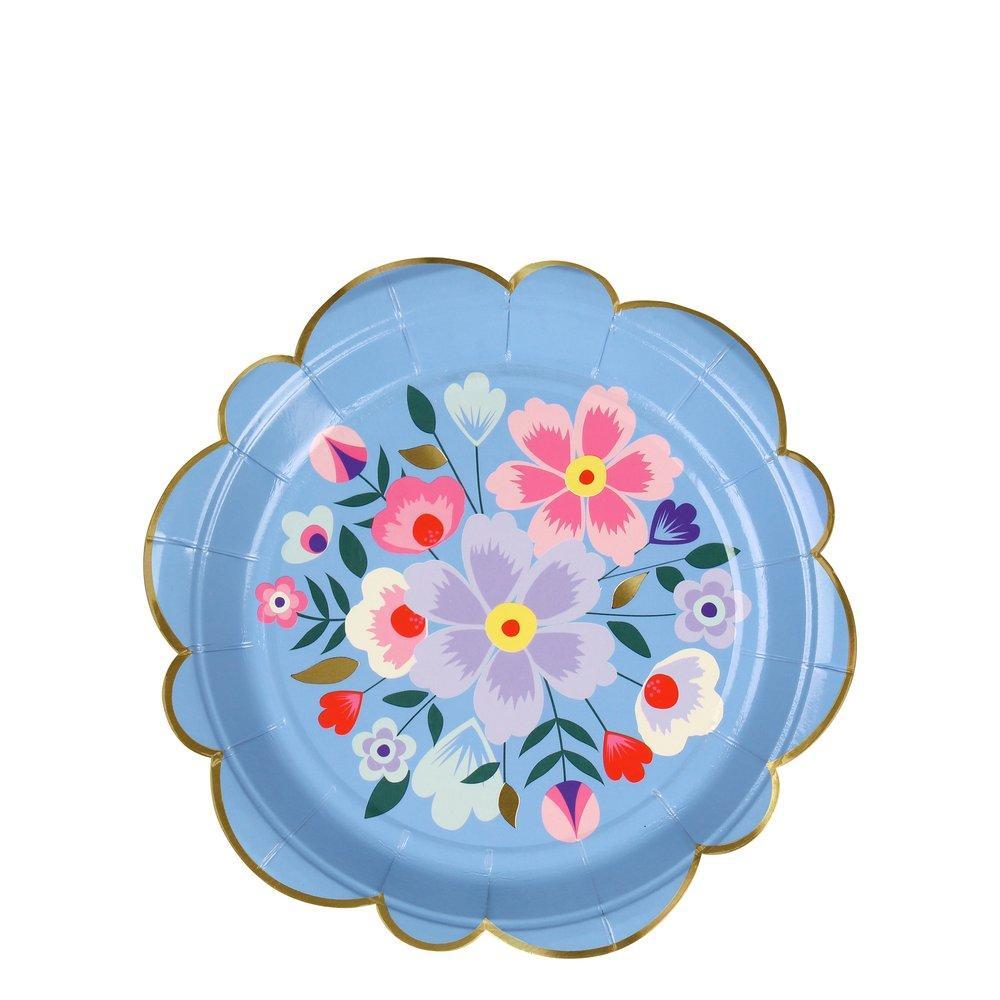 Bright Floral Large Plates