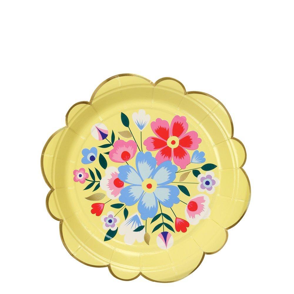 Bright Floral Small Plates