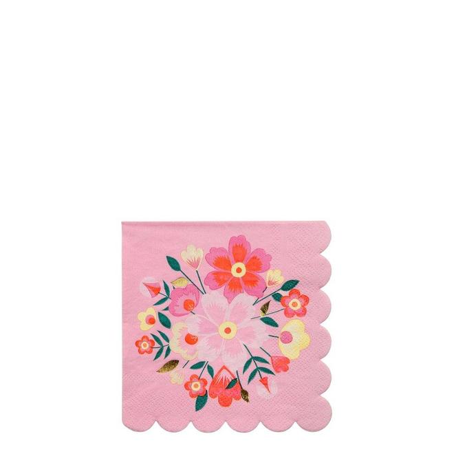 Bright Floral Small Napkins