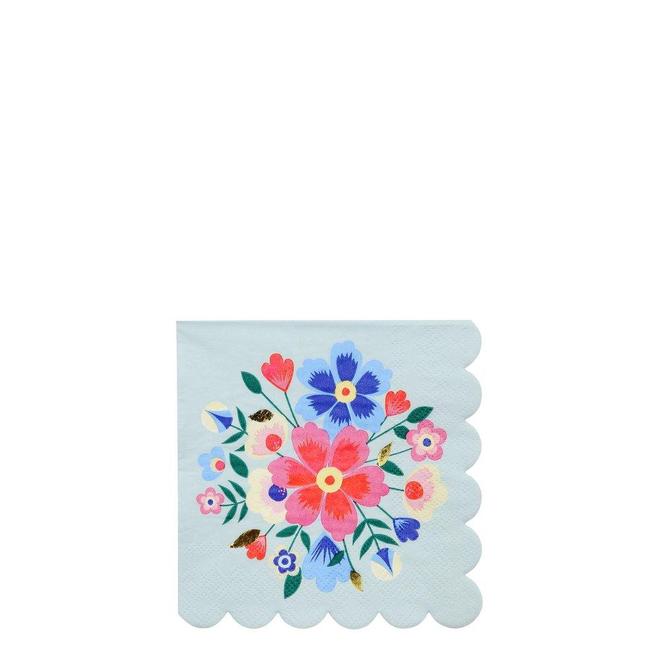 Bright Floral Small Napkins