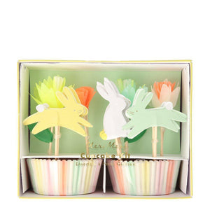 Floral Bunny Cupcake Kit