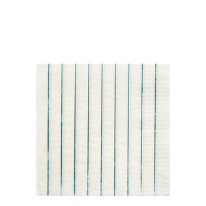 Holographic Blue Stripe Large napkins