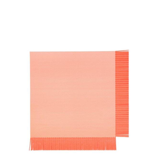 Neon Fringe Large Napkins