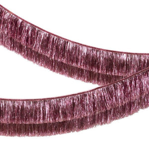 Pink Tinsel Fringe Garland