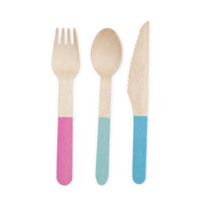 Hyper Tropical Wooden Cutlery Set