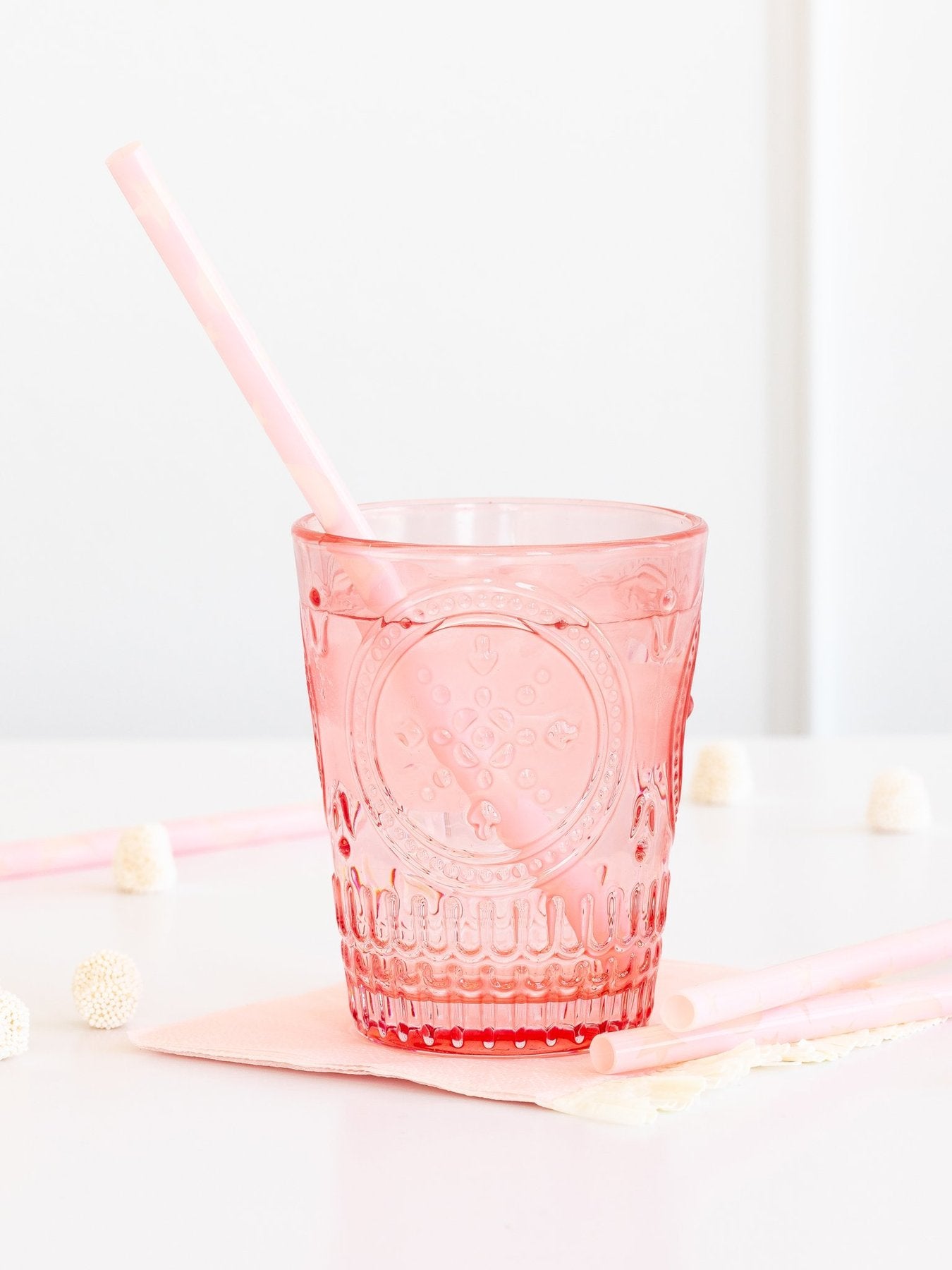 Baby Pink Reusable Straws