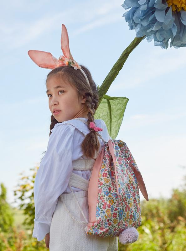 Embellished Gingham Bunny Headband