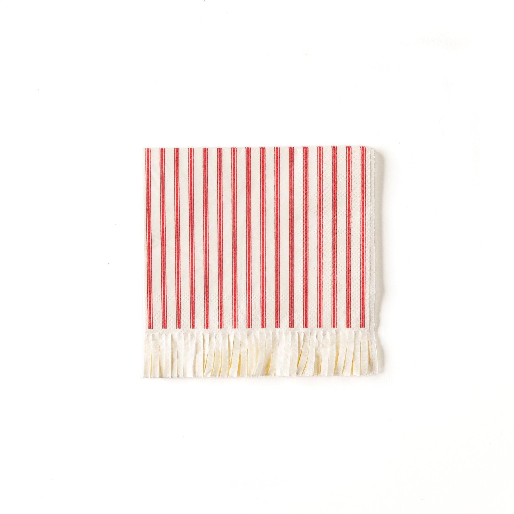 Believe Fringed Cocktail Napkin