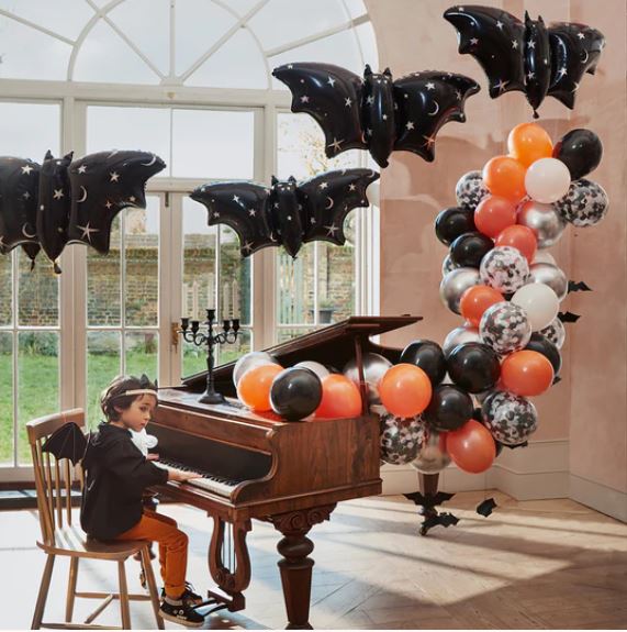 Sparkle Bat Foil Balloons