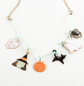 Halloween Enamel Necklace