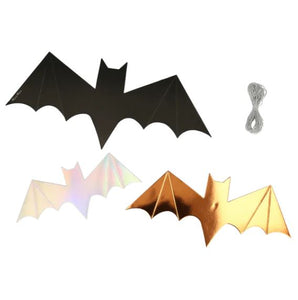 Halloween Foil Hanging Bats