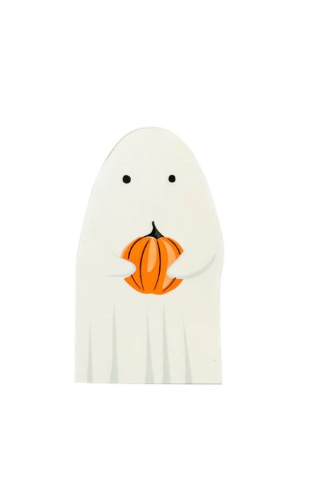 Boo Crew Ghost Shaped Guest Towel Napkins