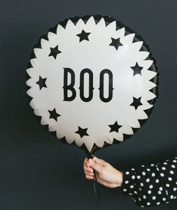 Vintage Halloween Boo Mylar Balloon