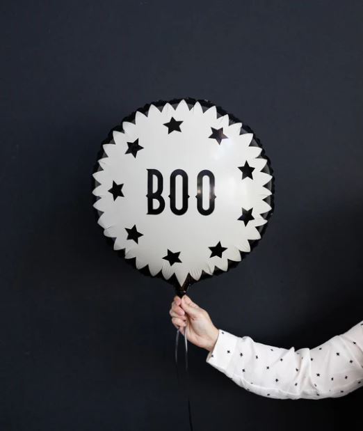 Vintage Halloween Boo Mylar Balloon