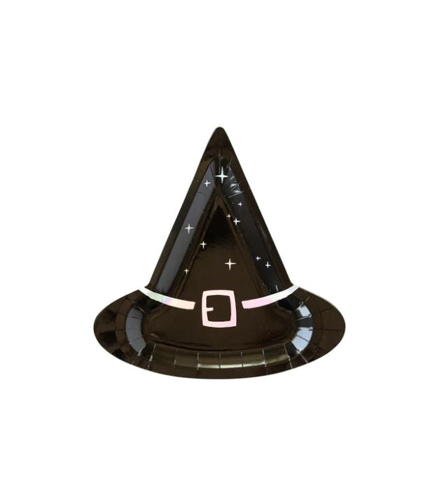 Witching Hour Witch Hat Shaped Plate