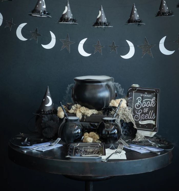 Witching Hour Book of Spells Shaped Plate