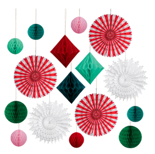 Christmas Honeycomb Decoration Kit