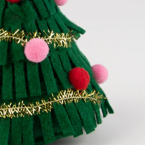 Big Christmas Tree Hair Clip