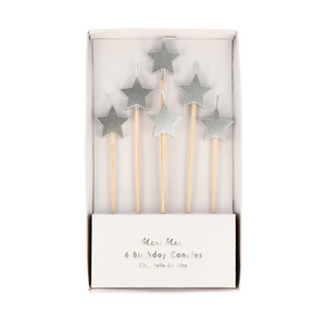 Silver Star Candles