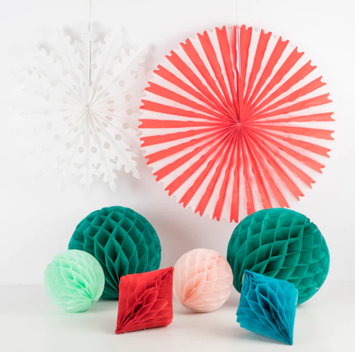 Christmas Honeycomb Decoration Kit