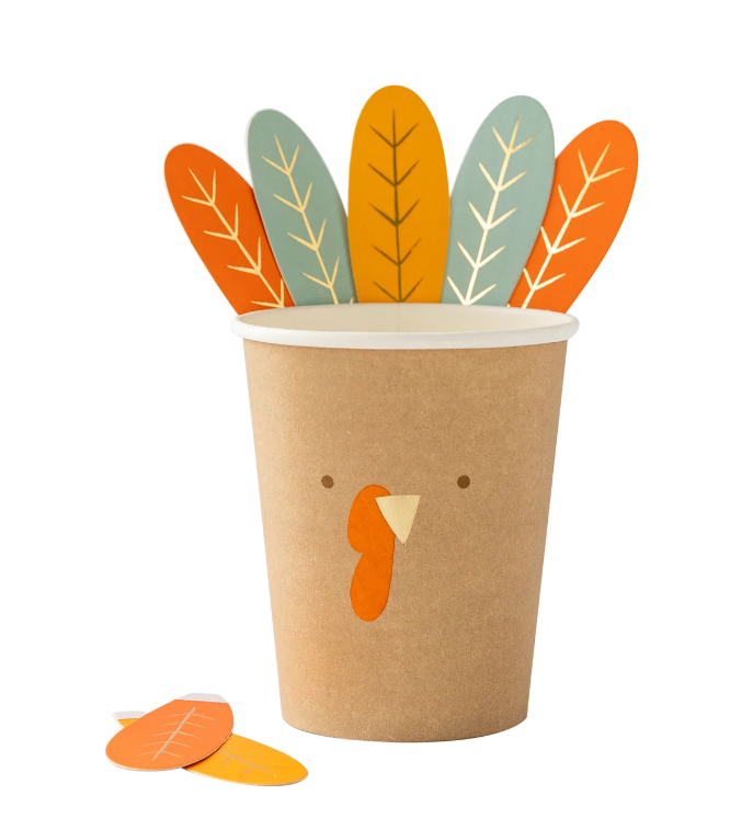 Harvest Turkey Paper Party Cup