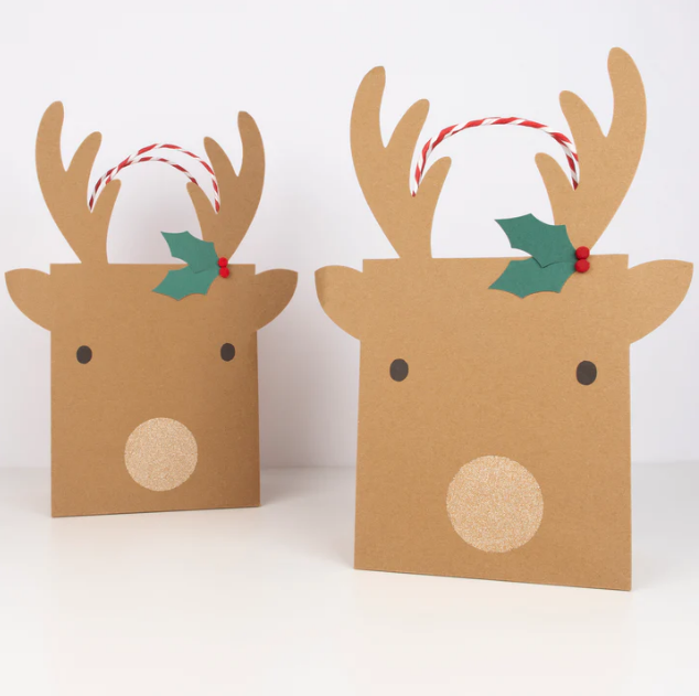 Medium Reindeer Gift Bags (x 2)