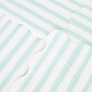 Mint Stripe Large Napkins