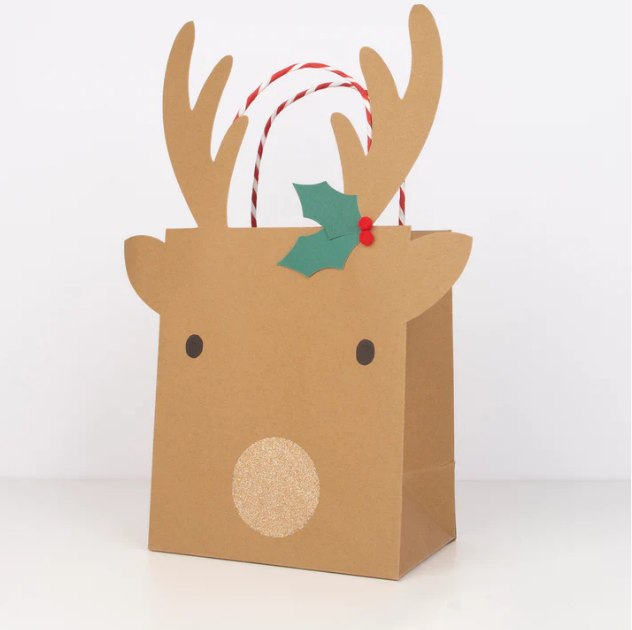 Medium Reindeer Gift Bags (x 2)