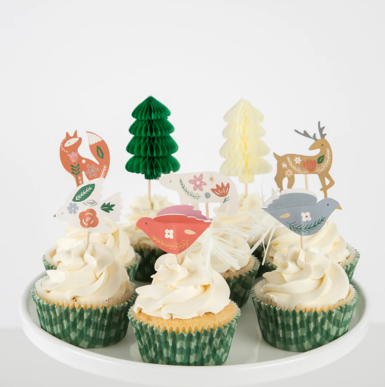 Folk Woodland Cupcake Kit