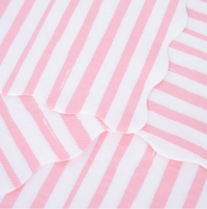 Pink Stripe Large Napkins