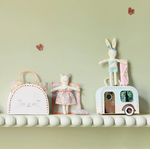 Caravan Bunny Mini Suitcase Doll