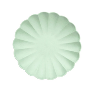 Small Mint Sorbet Compostable Plates