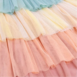 Rainbow Ruffle Princess Costume