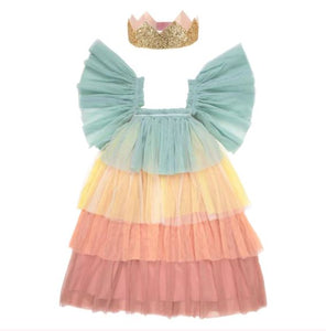 Rainbow Ruffle Princess Costume