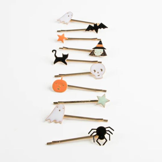 Enamel Halloween Hair Slides