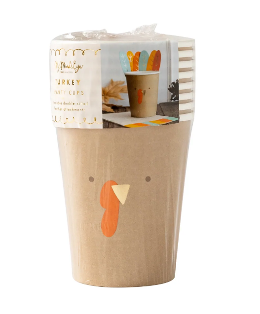 Harvest Turkey Paper Party Cup