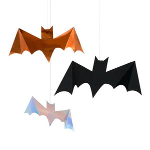 Halloween Foil Hanging Bats