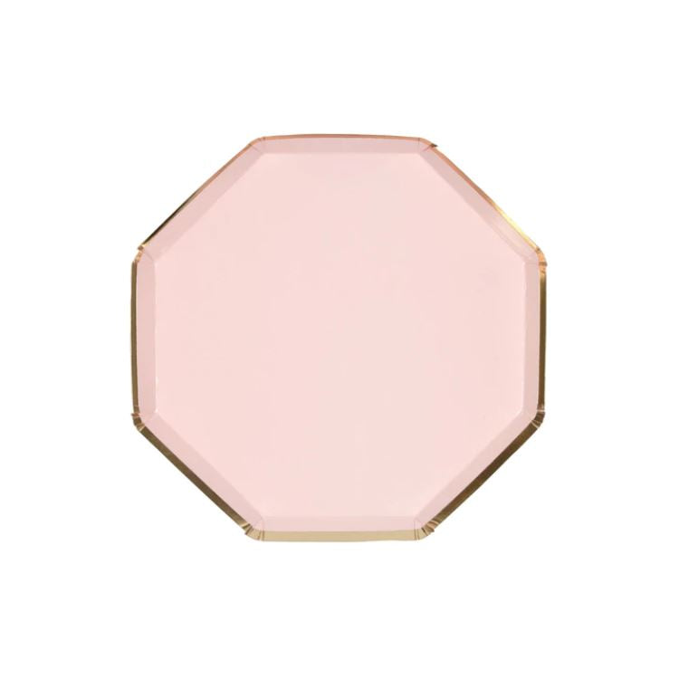 Dusky Pink Cocktail Plates