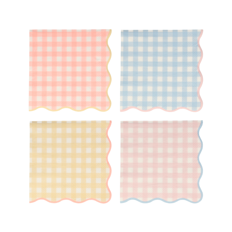 Gingham Small Napkins