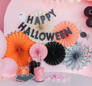 Happy Halloween Glitter Word Banner