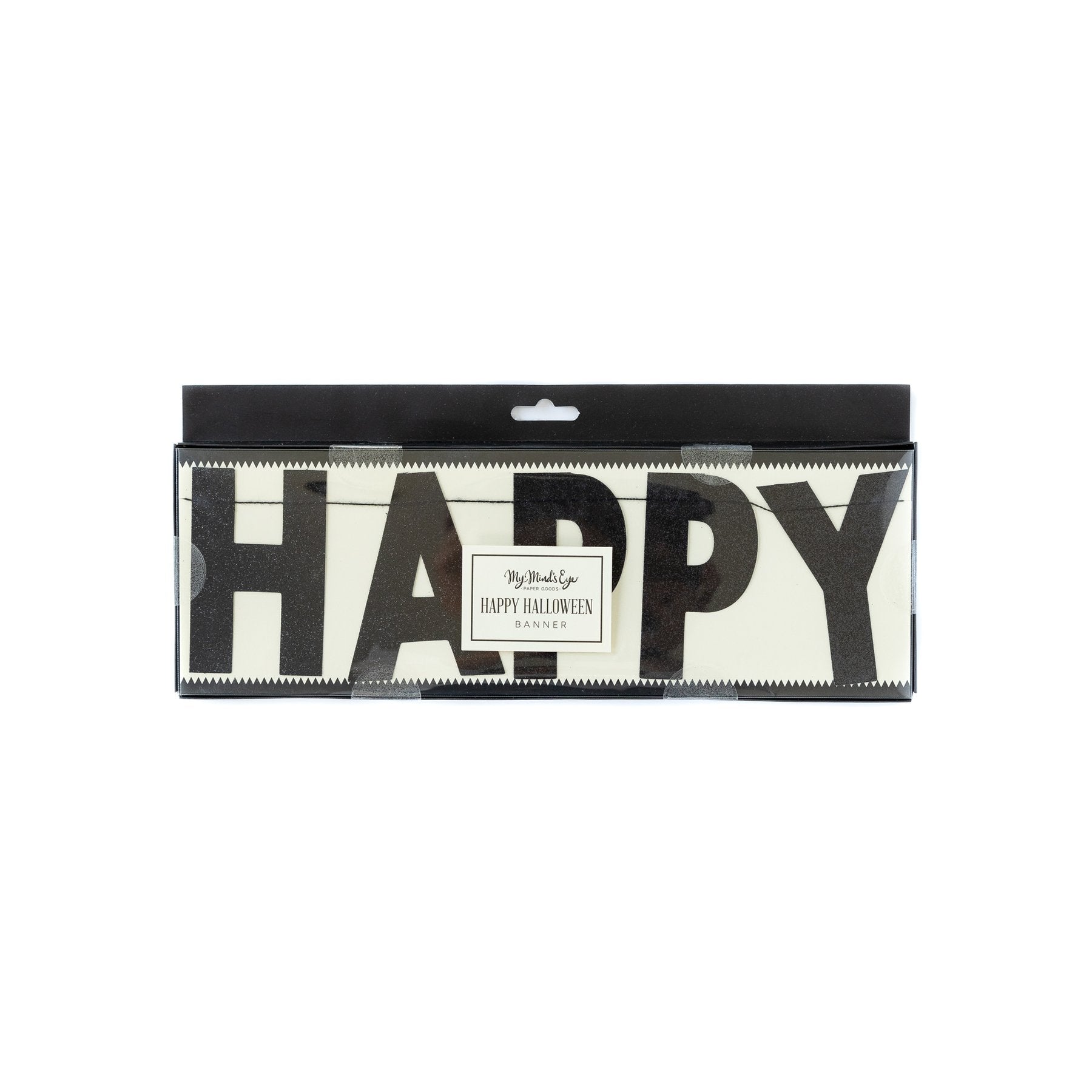 Happy Halloween Glitter Word Banner