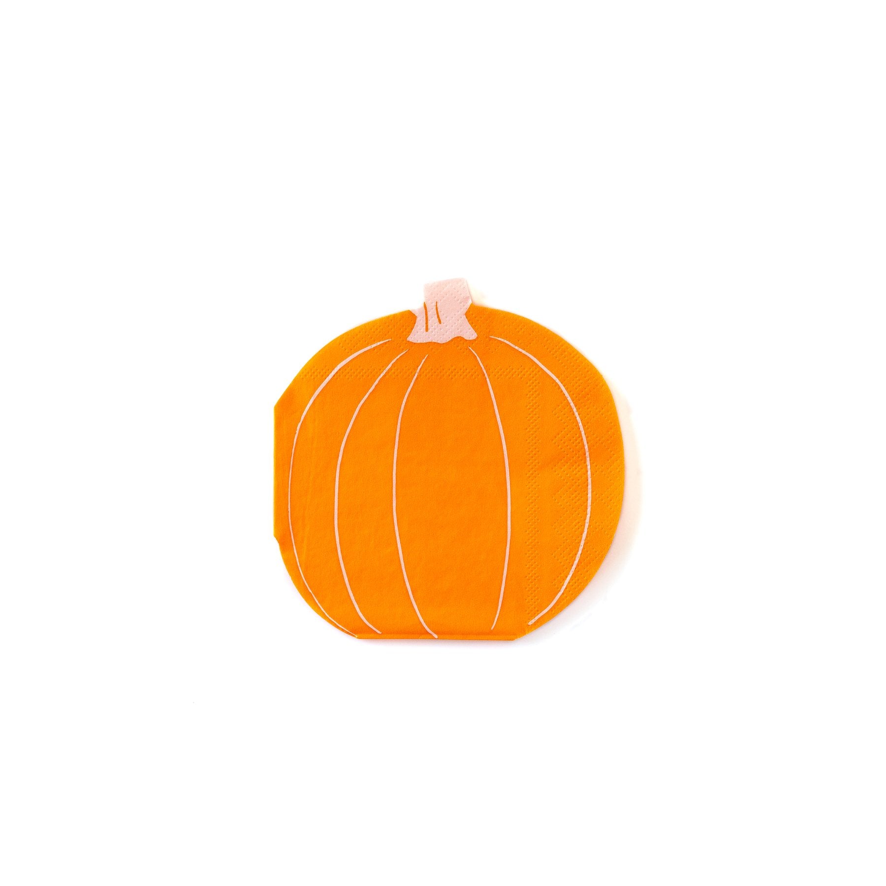 Happy Pumpkin Shaped Napkins