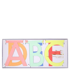 Multicolor Letter Garland Kit