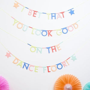 Multicolor Letter Garland Kit